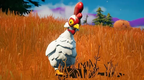 How to find and fly 200 meters with chicken in Fortnite Guide